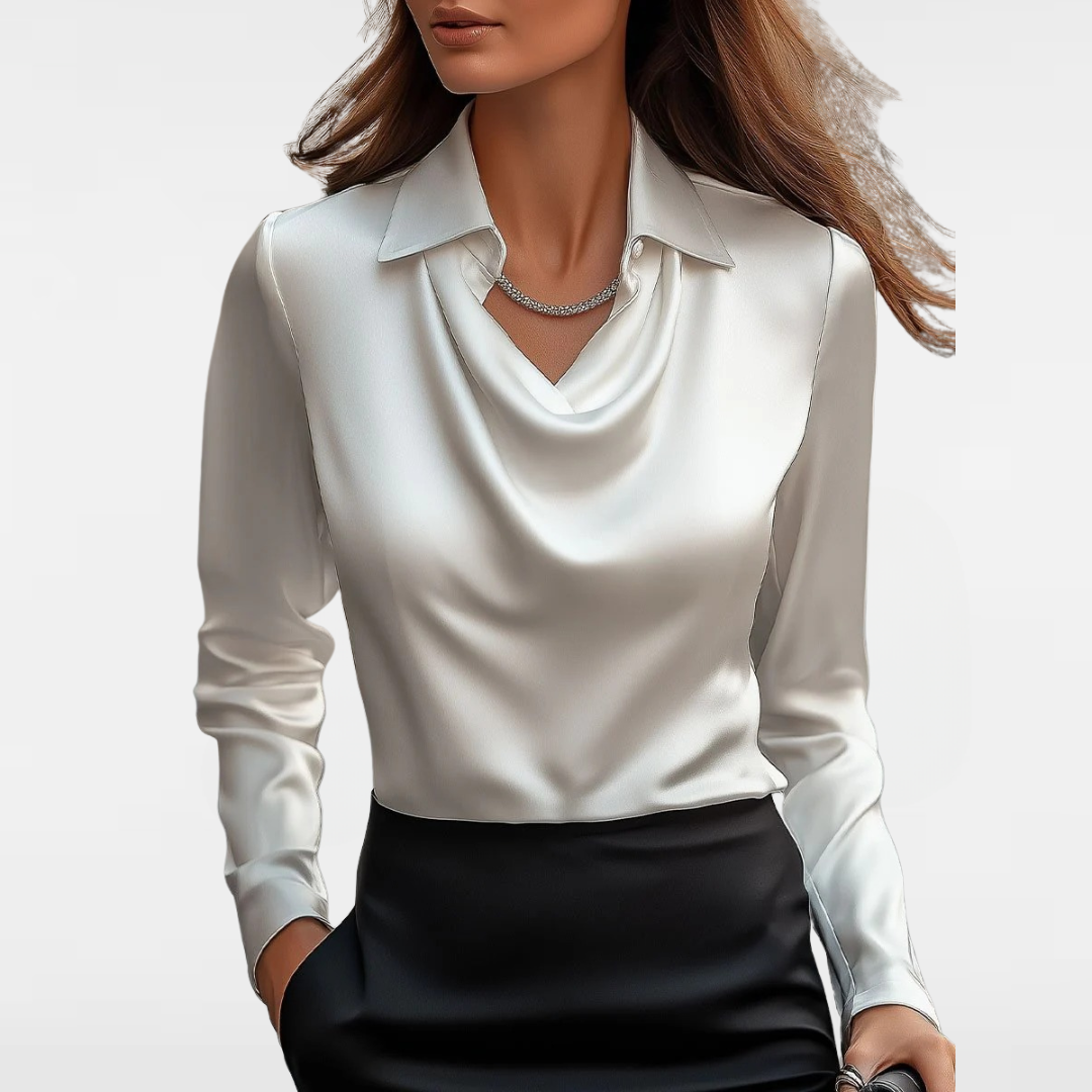 BLAIRE | BLOUSE EN SATIN ÉLÉGANT