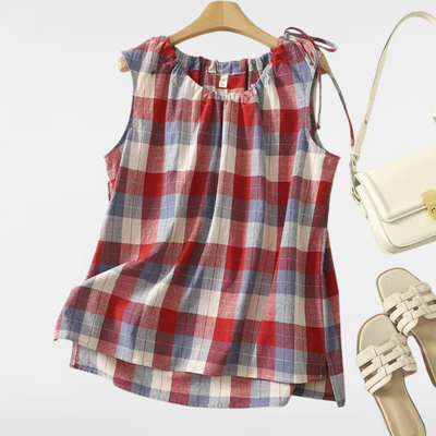 ERIS | HAUT EN LIN SANS MANCHES