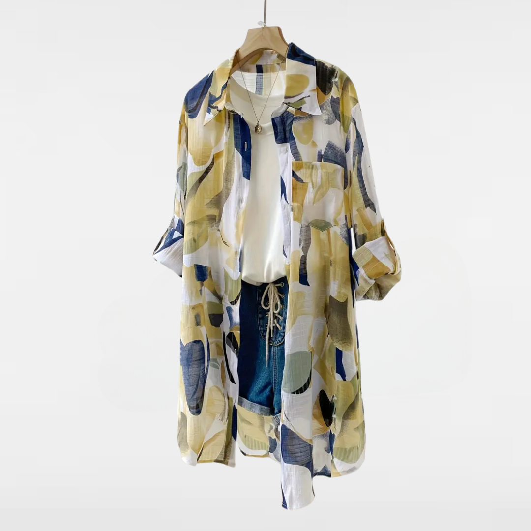 VICKY | BLOUSE IMPRIMÉE ÉLÉGANTE