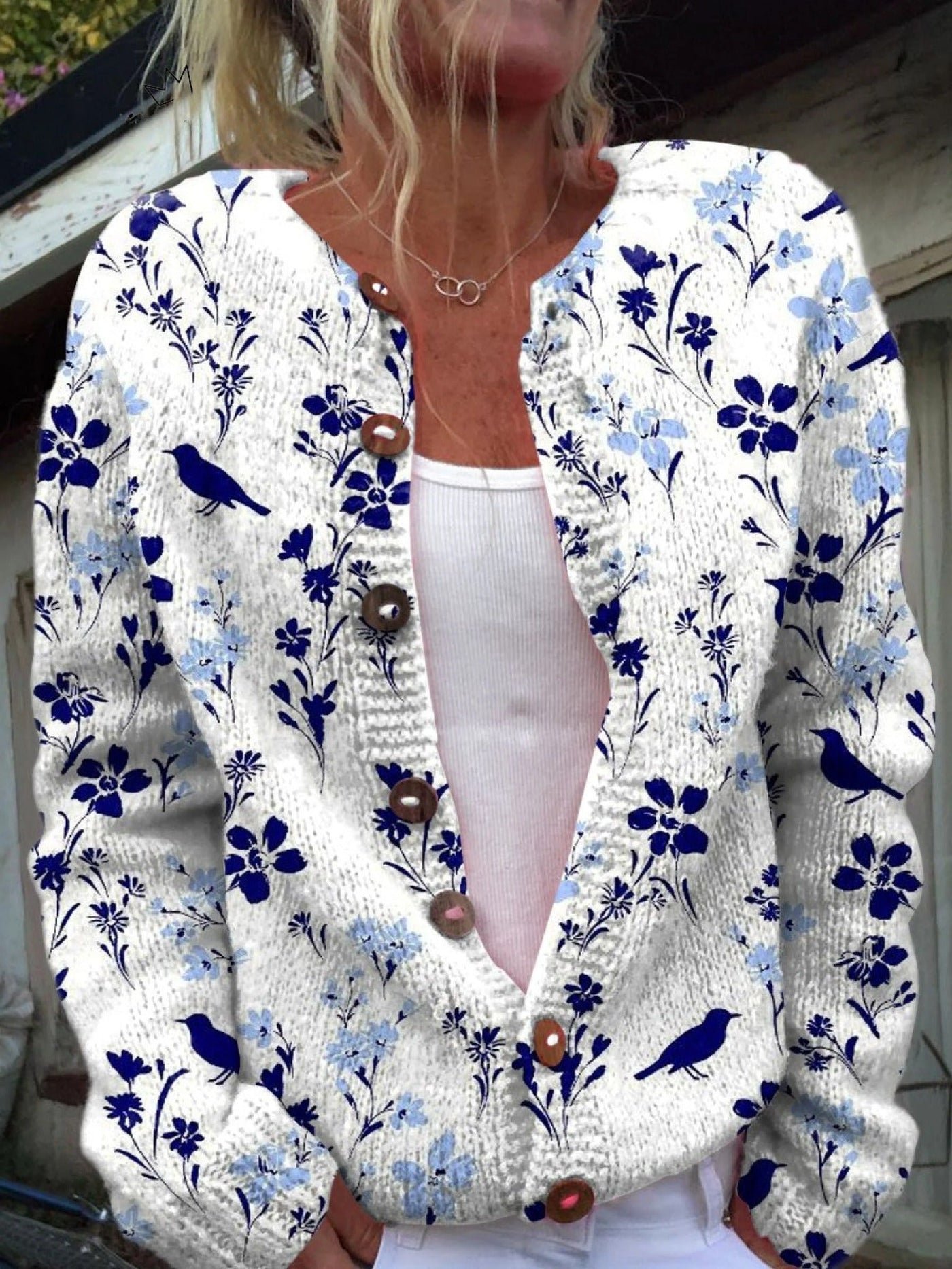 Sophia™ | Cardigan à Imprimé Floral Vintage