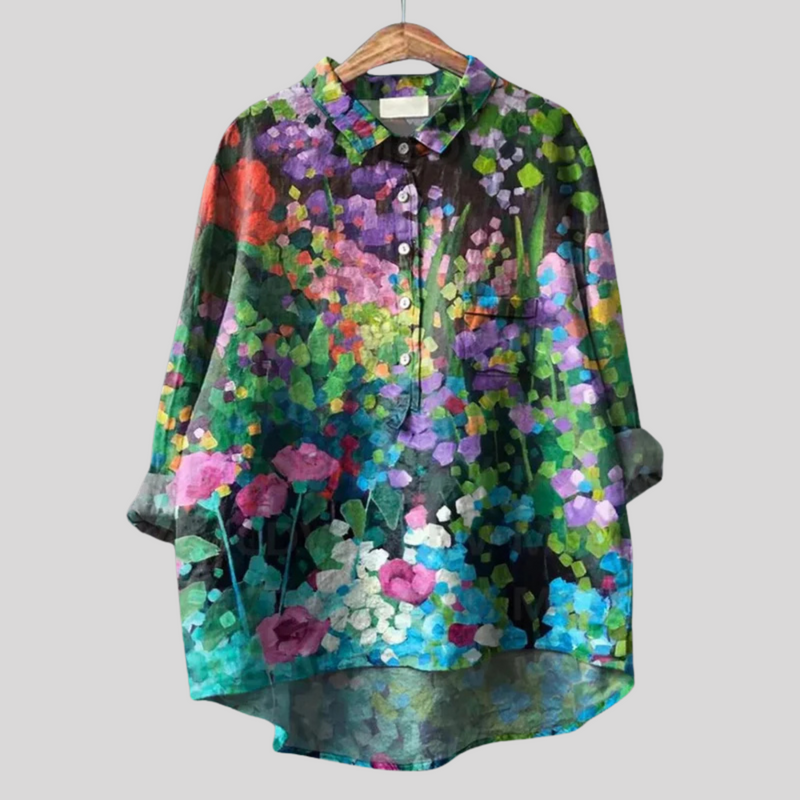 INDRA | BLOUSE FLEURIE VINTAGE