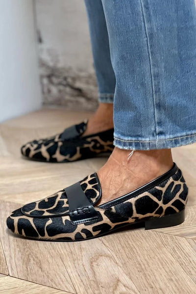 Zara - Mocassins Chic à Imprimé Animal