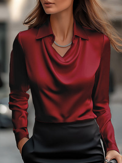 BLAIRE | BLOUSE EN SATIN ÉLÉGANT