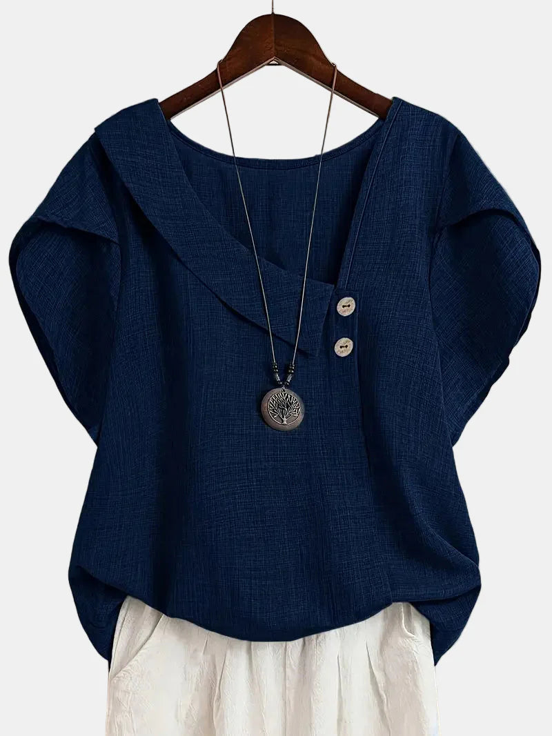 Saddie | Blouse Asymétrique Décontractée