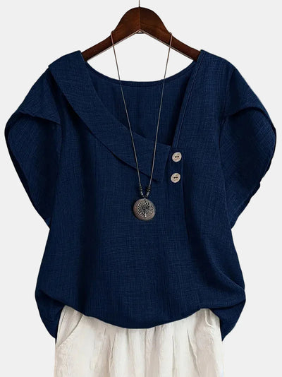 Saddie | Blouse Asymétrique Décontractée