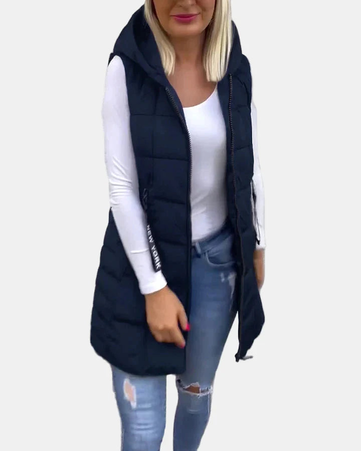 Solene | Manteau sans manches rembourré