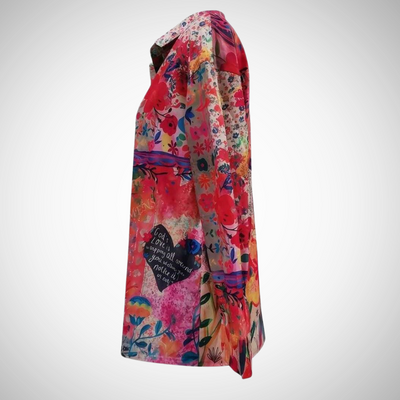 MERYL | BLOUSE IMPRIMÉE BOHO CHIC VIBRANTE