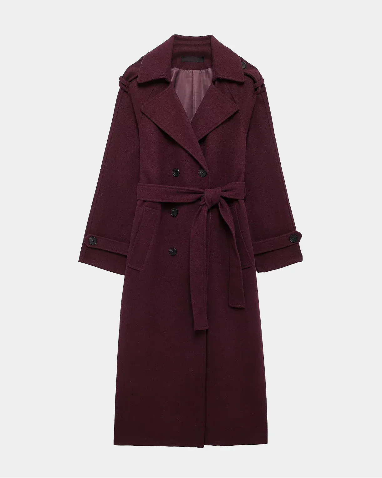 Marlowe™ | Manteau Trench Bourgogne