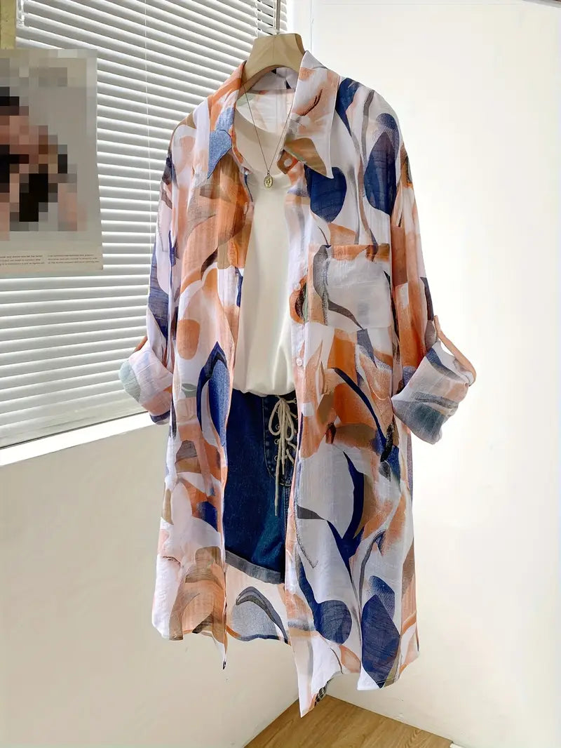 VICKY | BLOUSE IMPRIMÉE ÉLÉGANTE