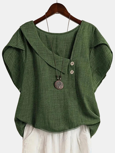 Saddie | Blouse Asymétrique Décontractée