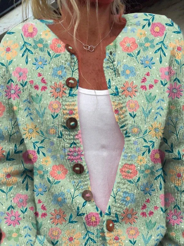 Valentina™ | Cardigan Floral d'Été