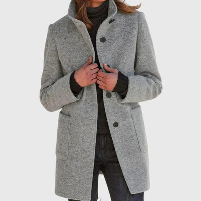 Darlene | Manteau Classique en Laine Mélangée