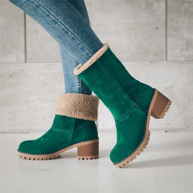 Laluna® | Bottes en Laine Mi-Mollet