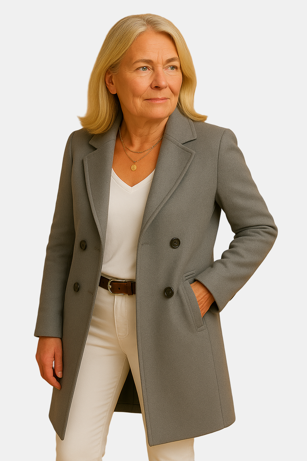 Zoe | Manteau Long Boutonné