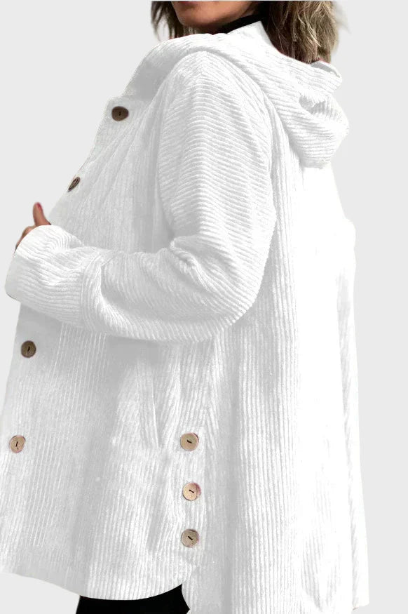 Indie | Veste à Capuche en Velours Côtelé