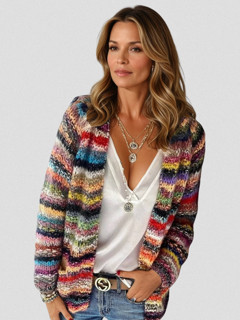 CARDIGAN ISA COUCHES VIBRANTES