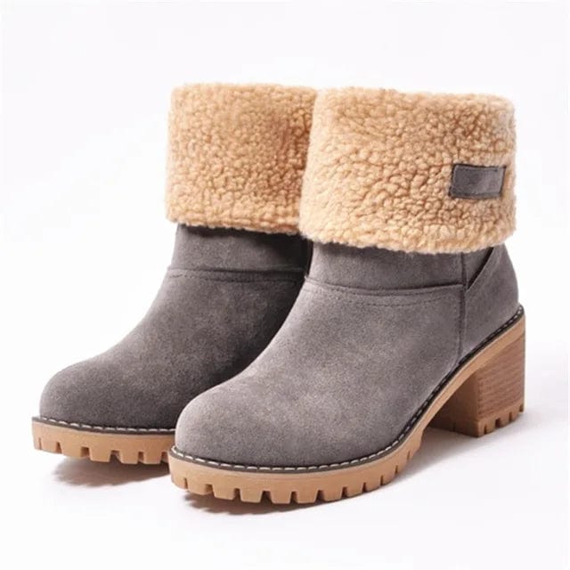 Laluna® | Bottes en Laine Mi-Mollet