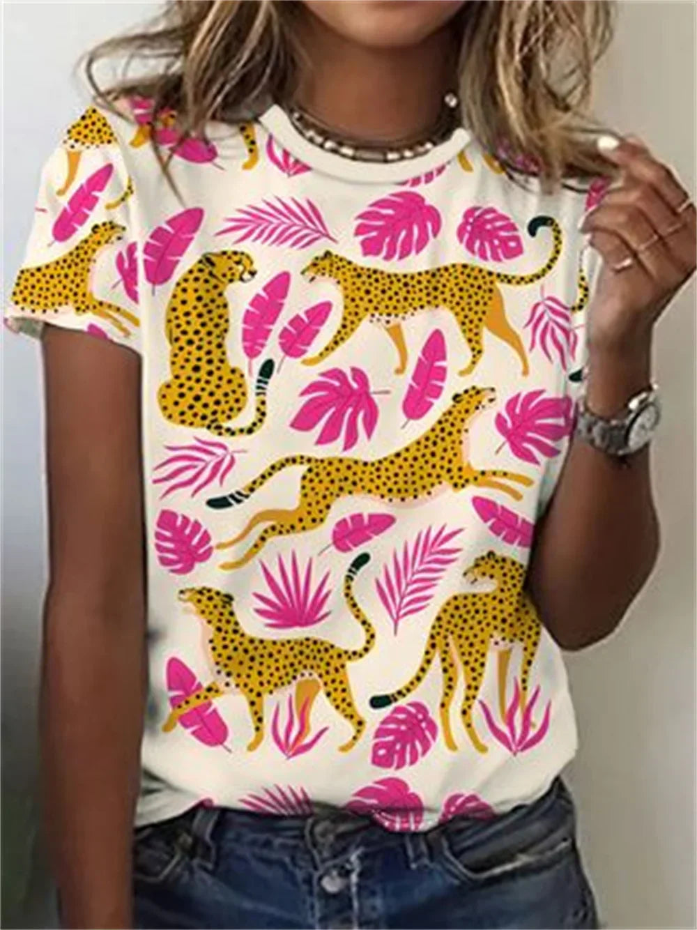 PAUI | BLOUSE CASUAL IMPRIMÉ ANIMAL