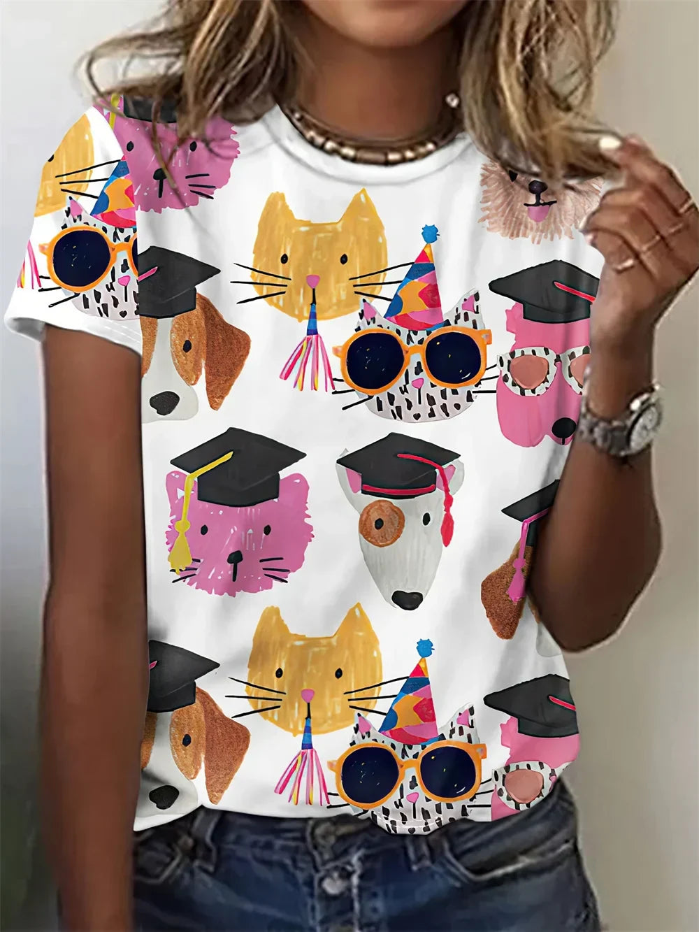 PAUI | BLOUSE CASUAL IMPRIMÉ ANIMAL