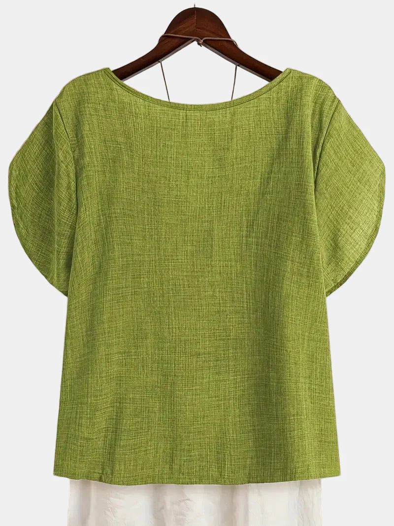 Saddie | Blouse Asymétrique Décontractée