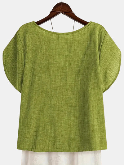 Saddie | Blouse Asymétrique Décontractée