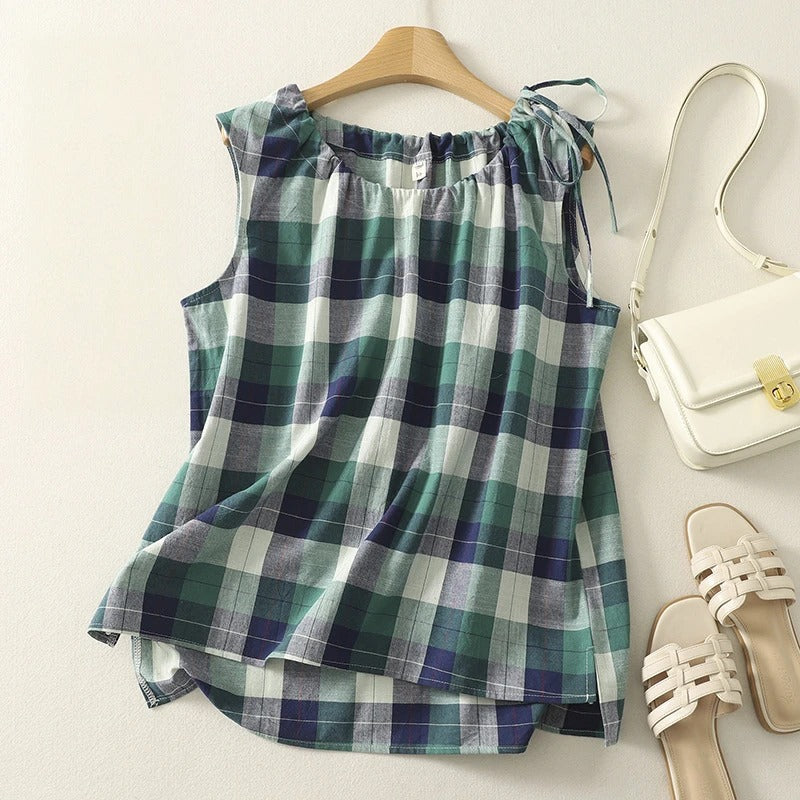 ERIS | HAUT EN LIN SANS MANCHES