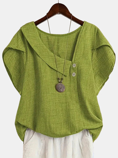 Saddie | Blouse Asymétrique Décontractée