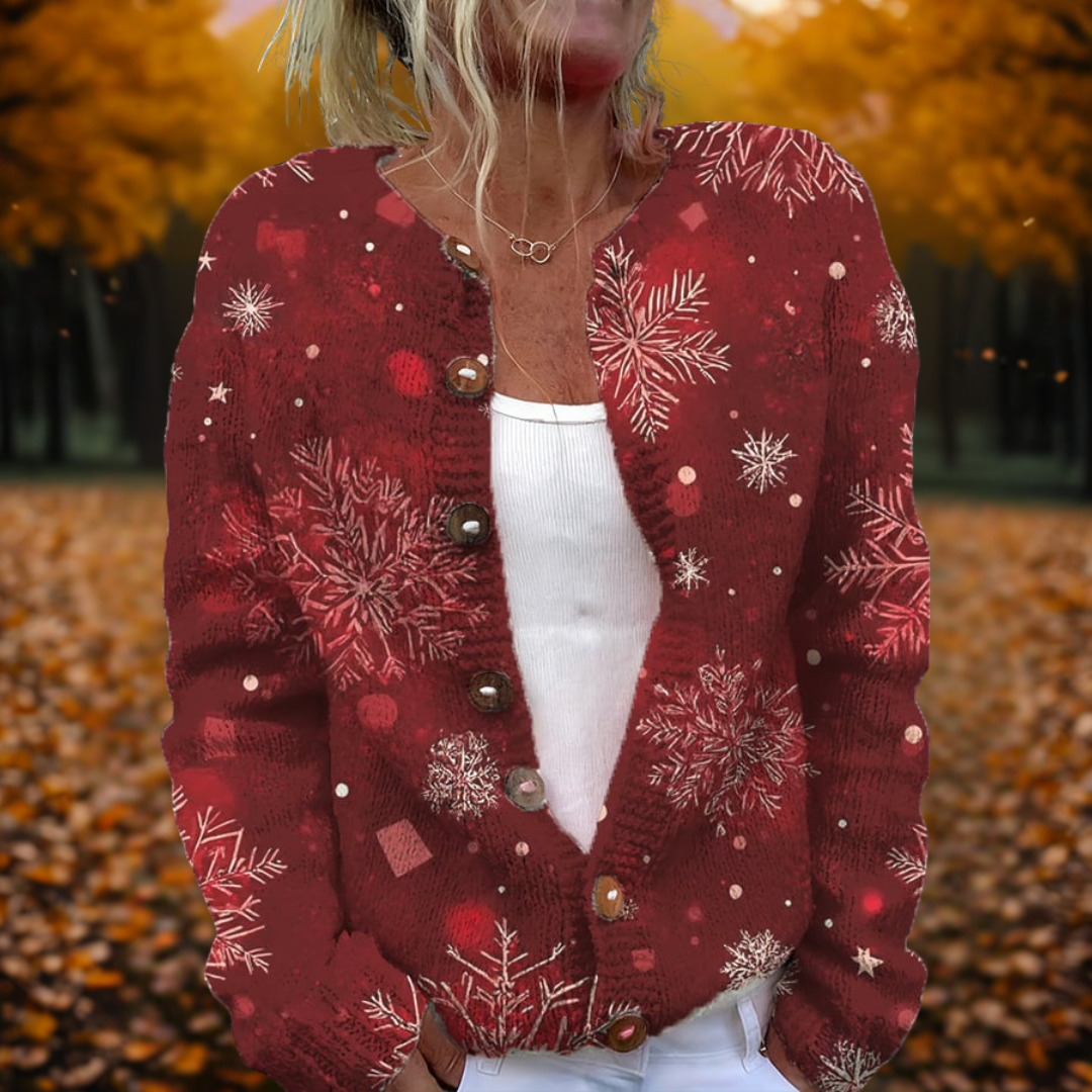 Eve | Cardigan Flocon de Neige