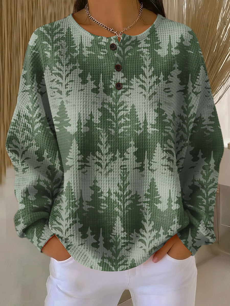 Inga | Pull de Noël avec motif d'arbre classique