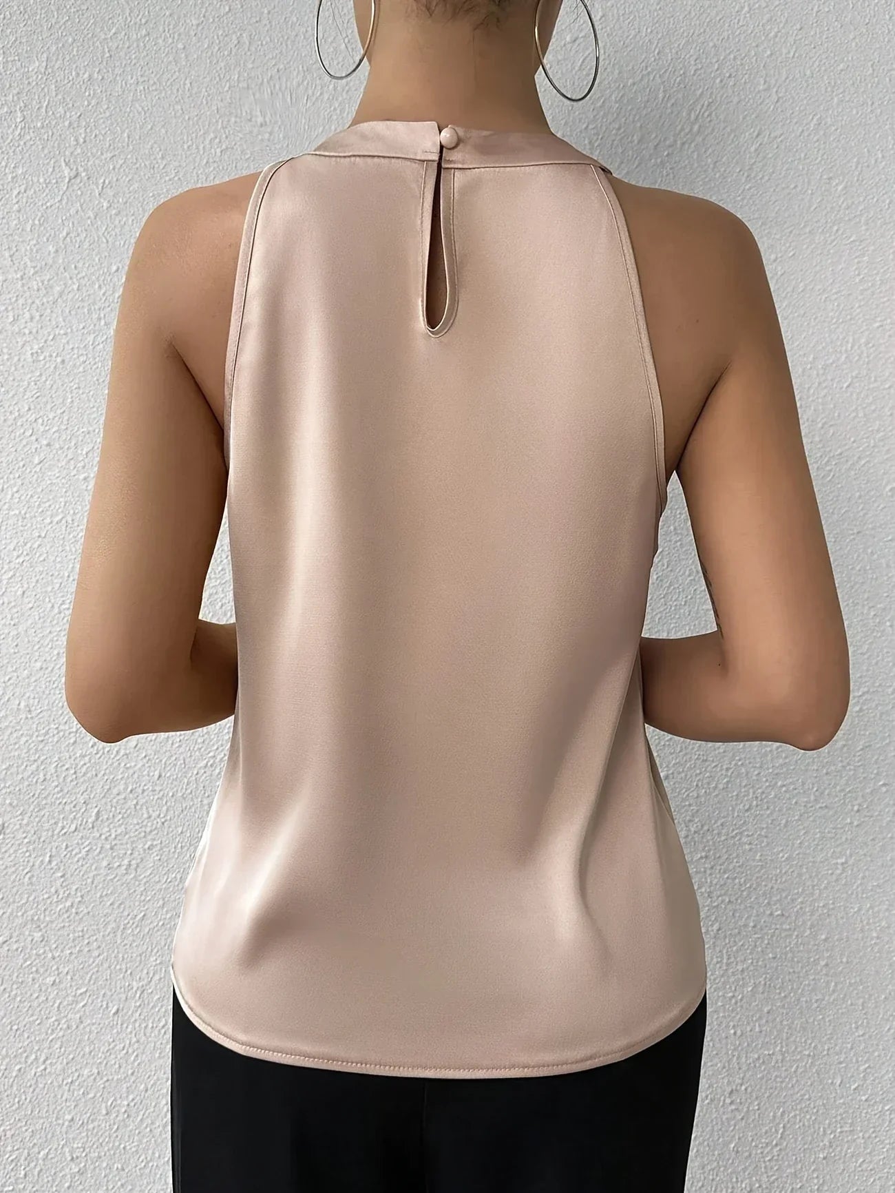 CYRENE | BLOUSE SANS MANCHES LUXUEUSE