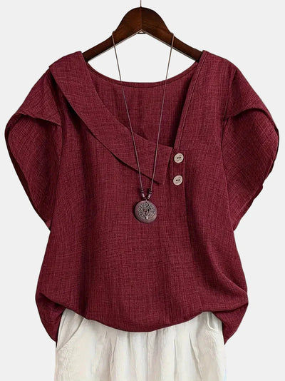 Saddie | Blouse Asymétrique Décontractée